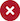 Circle with X in the middle