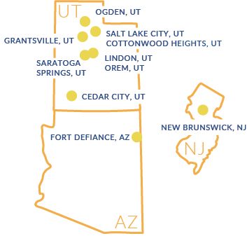 Map of PathMaker Bridge locations