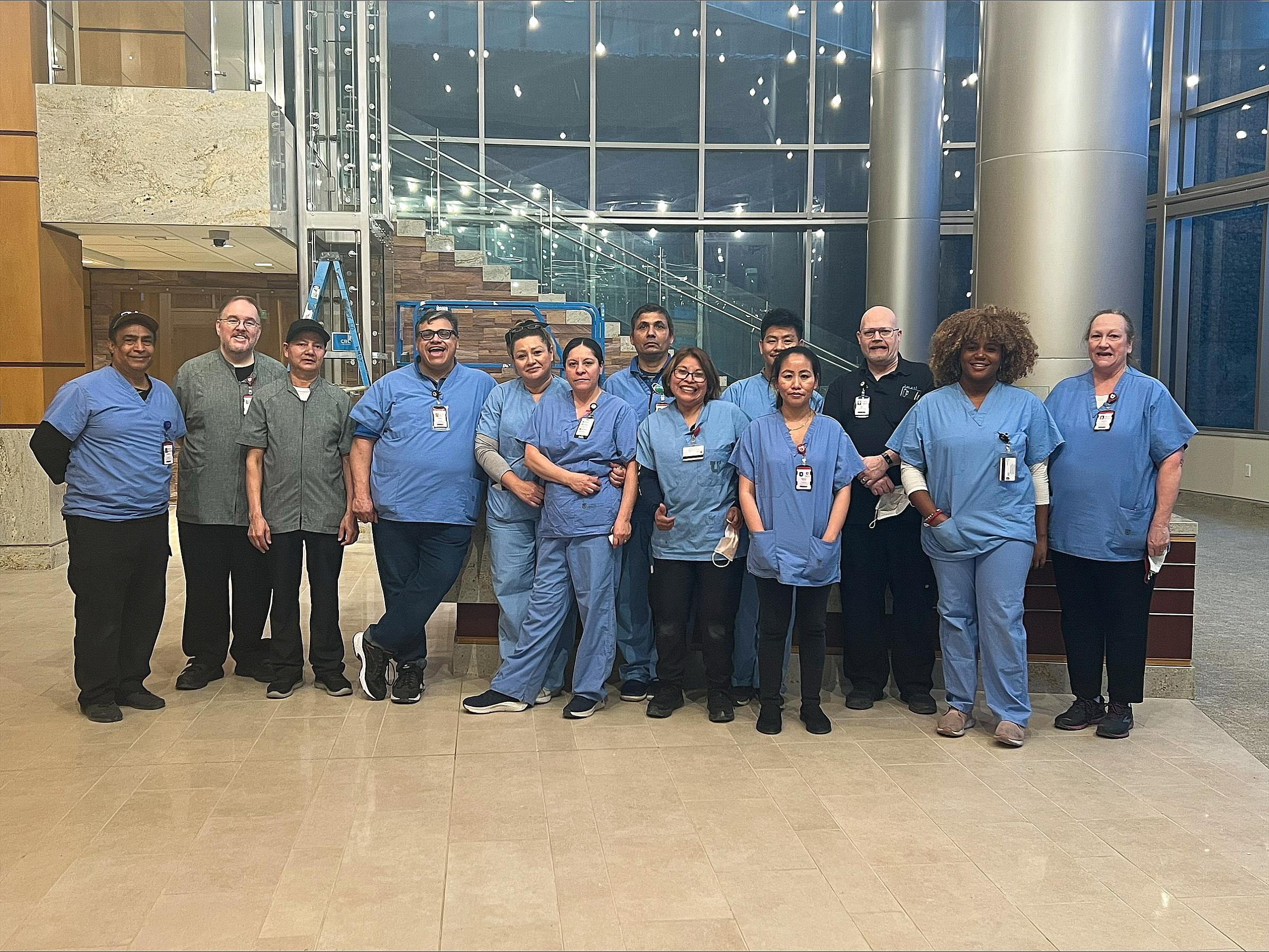 Members of the Environmental Services Team