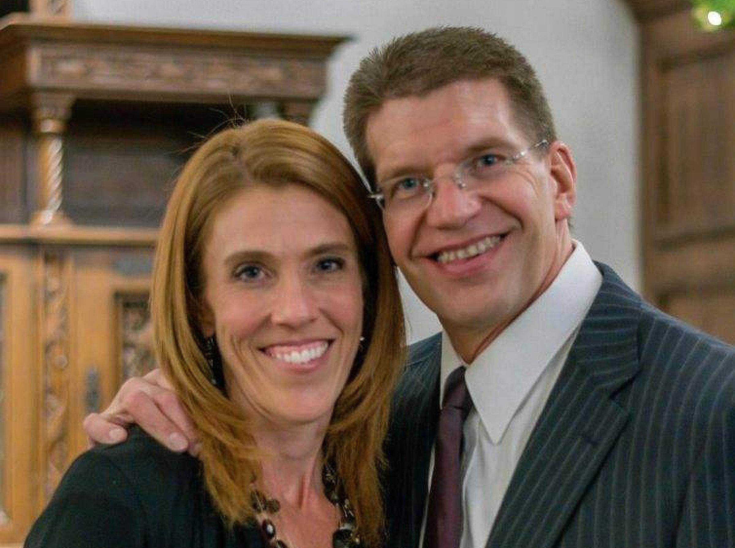 Dave Perry and his wife