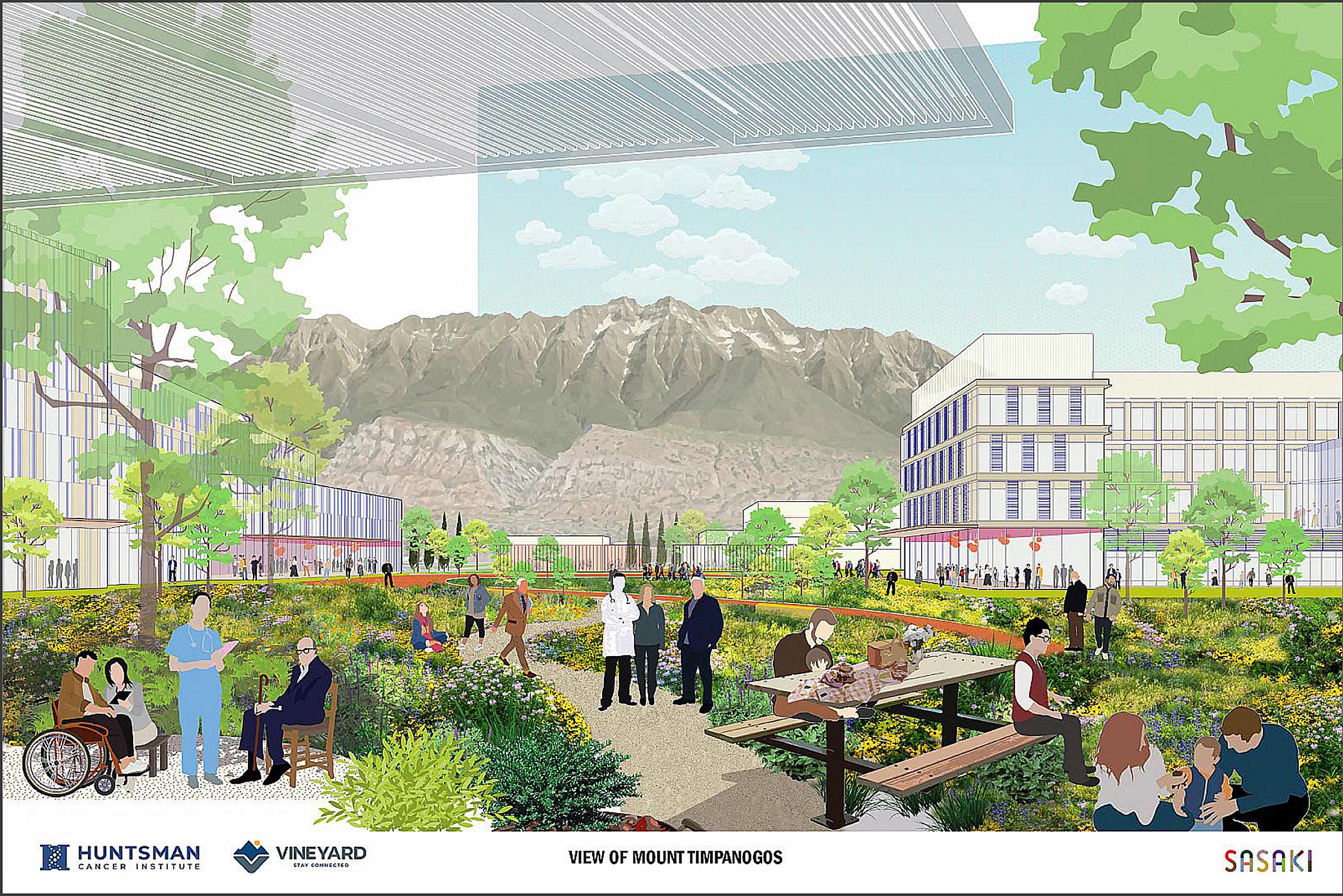 Rendering of future Huntsman Cancer Institute Comprehensive Cancer Center
