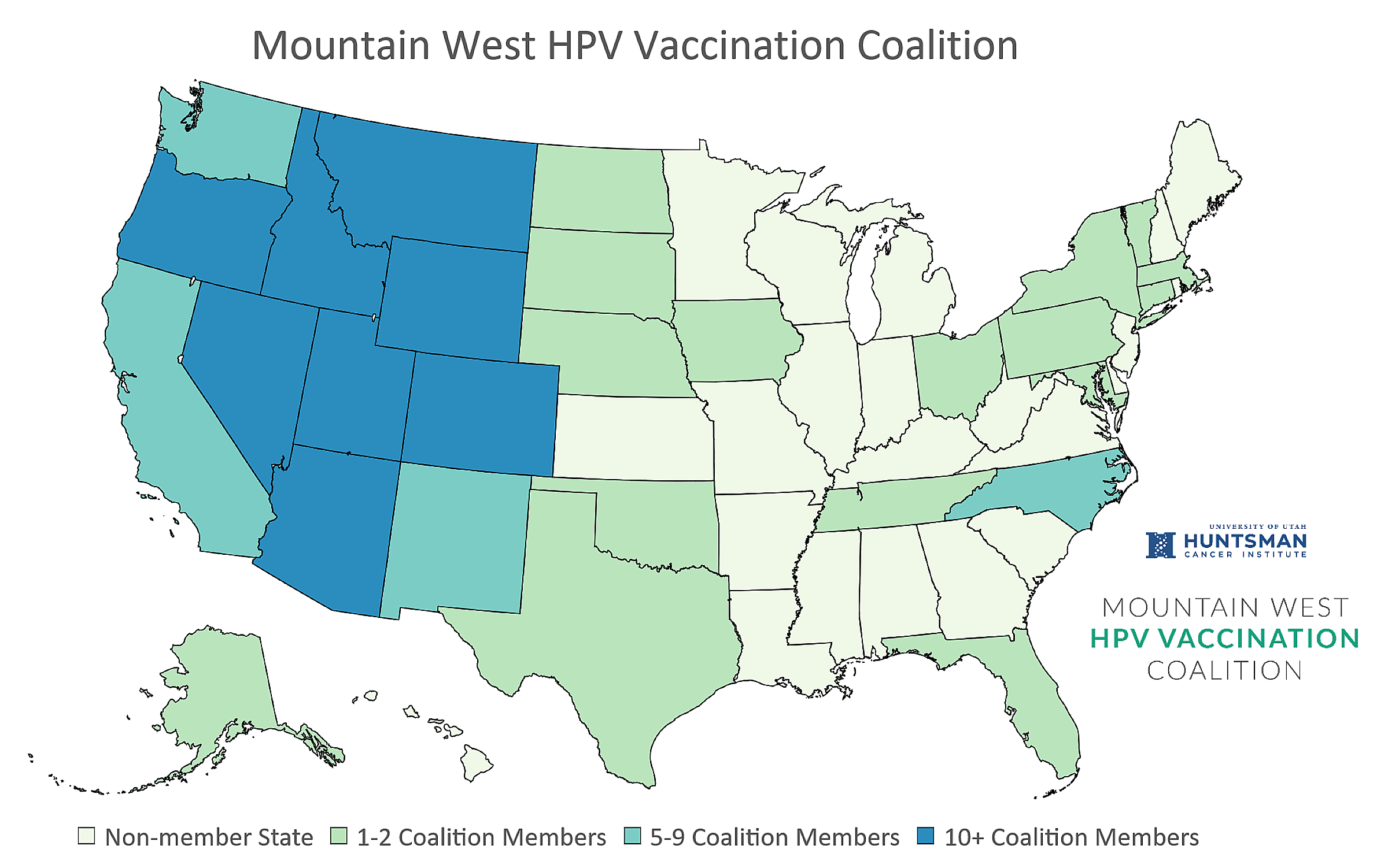 map of coalition members in the US