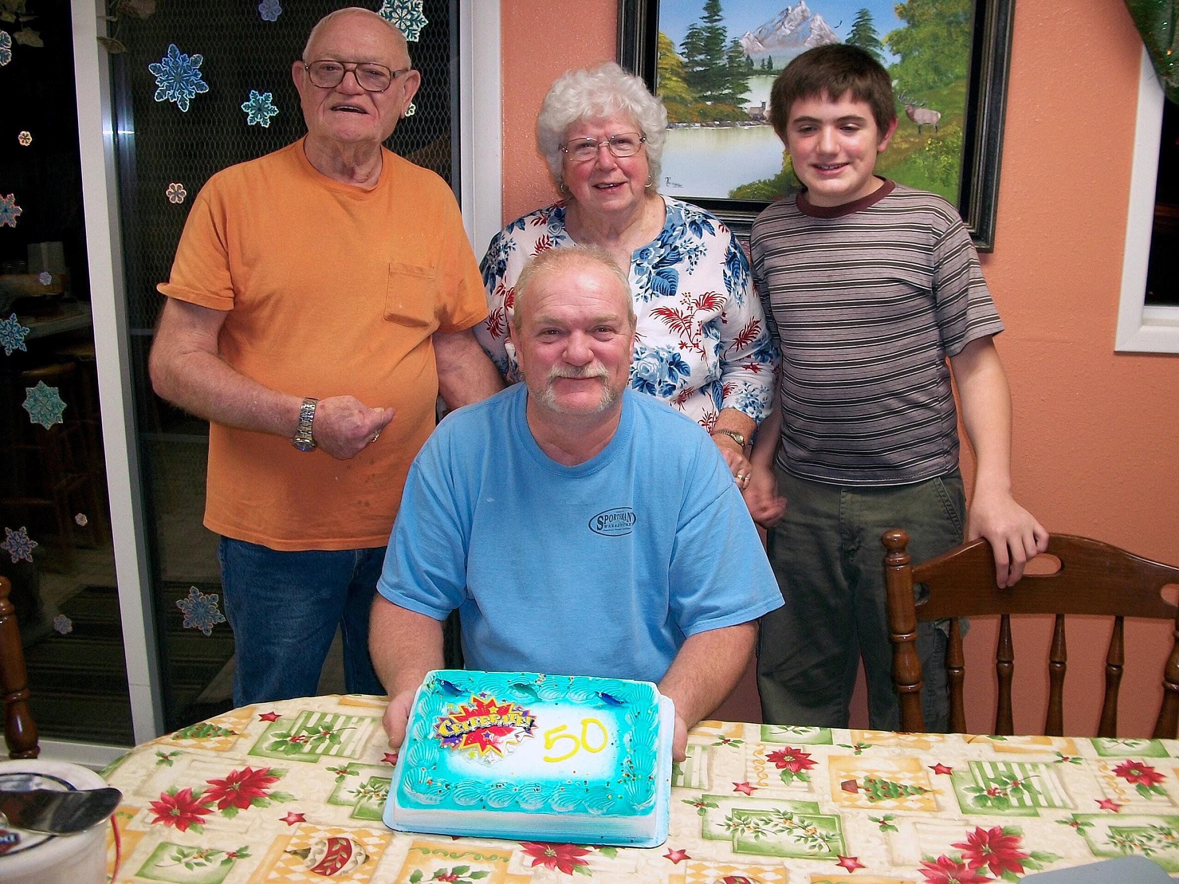 Ricky Harbison celebrating a birthday