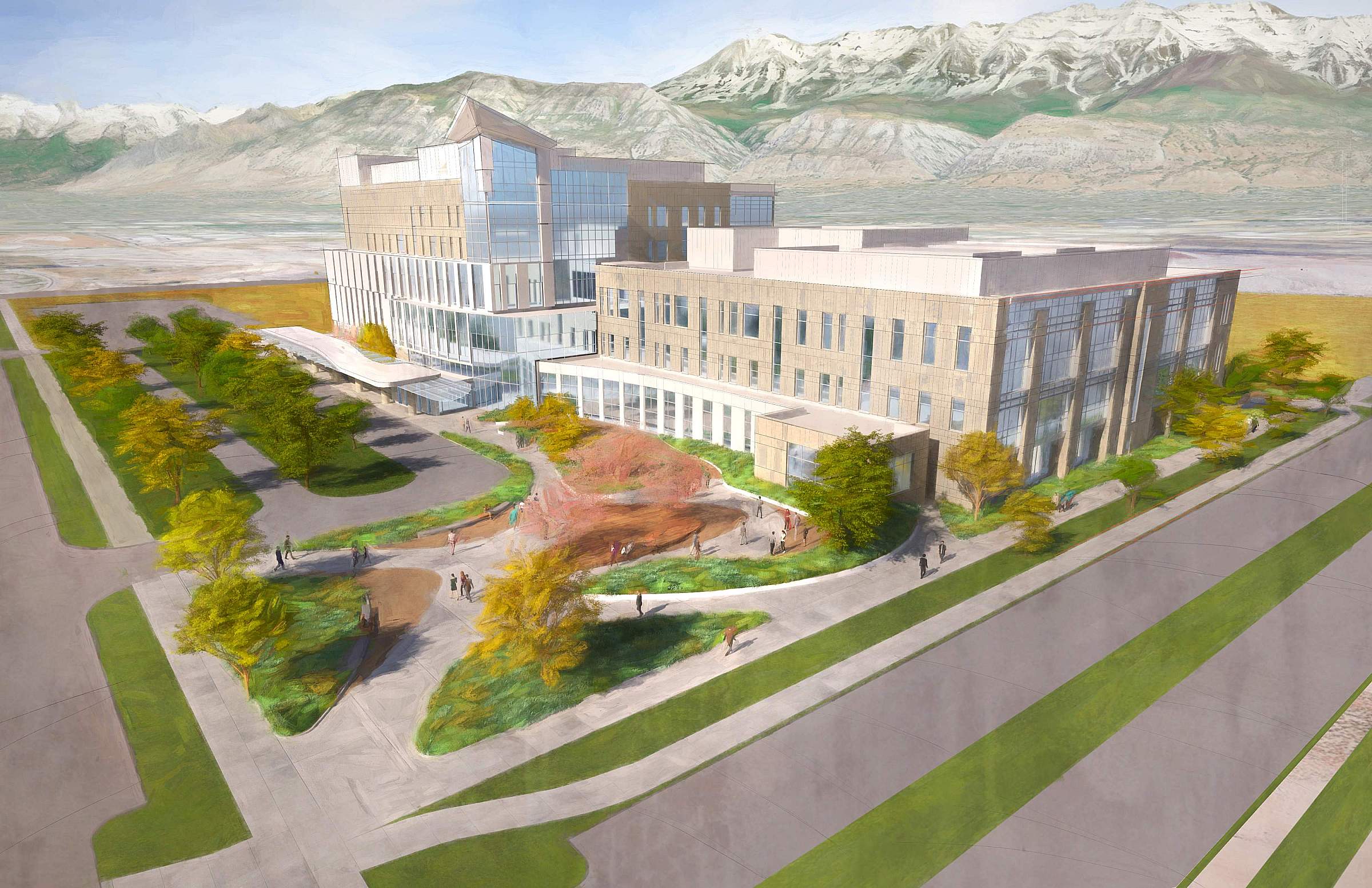 Rendering of front of the future Vineyard location