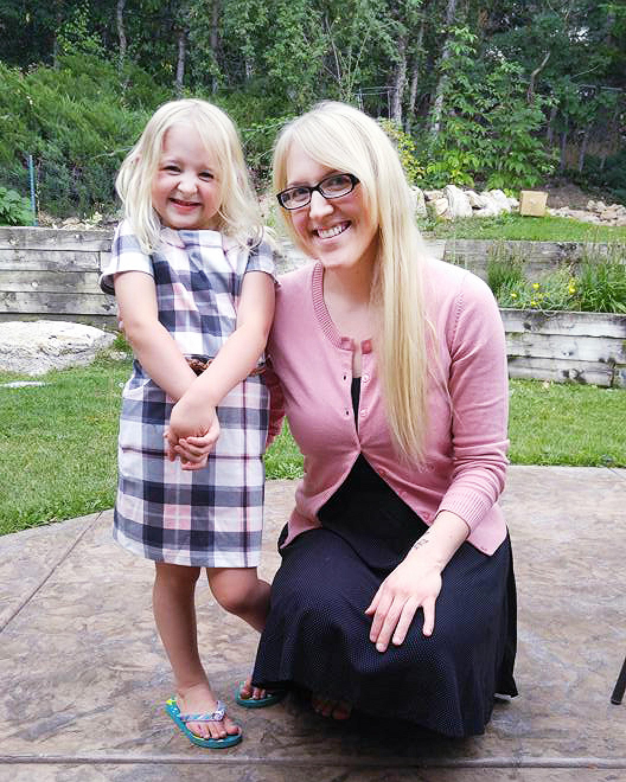 Lauren Boren and her daughter