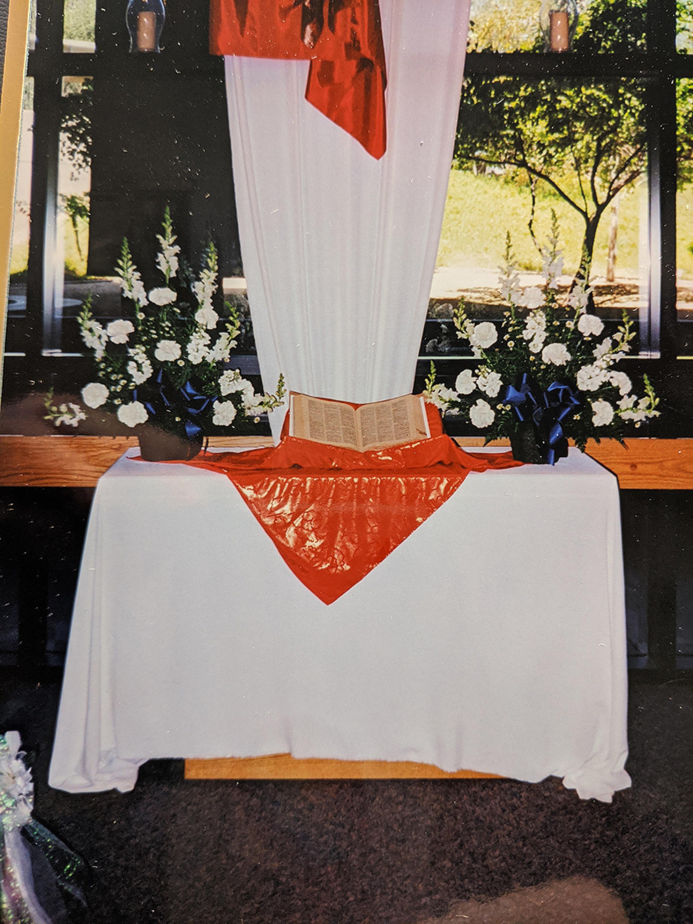 wedding chapel altar
