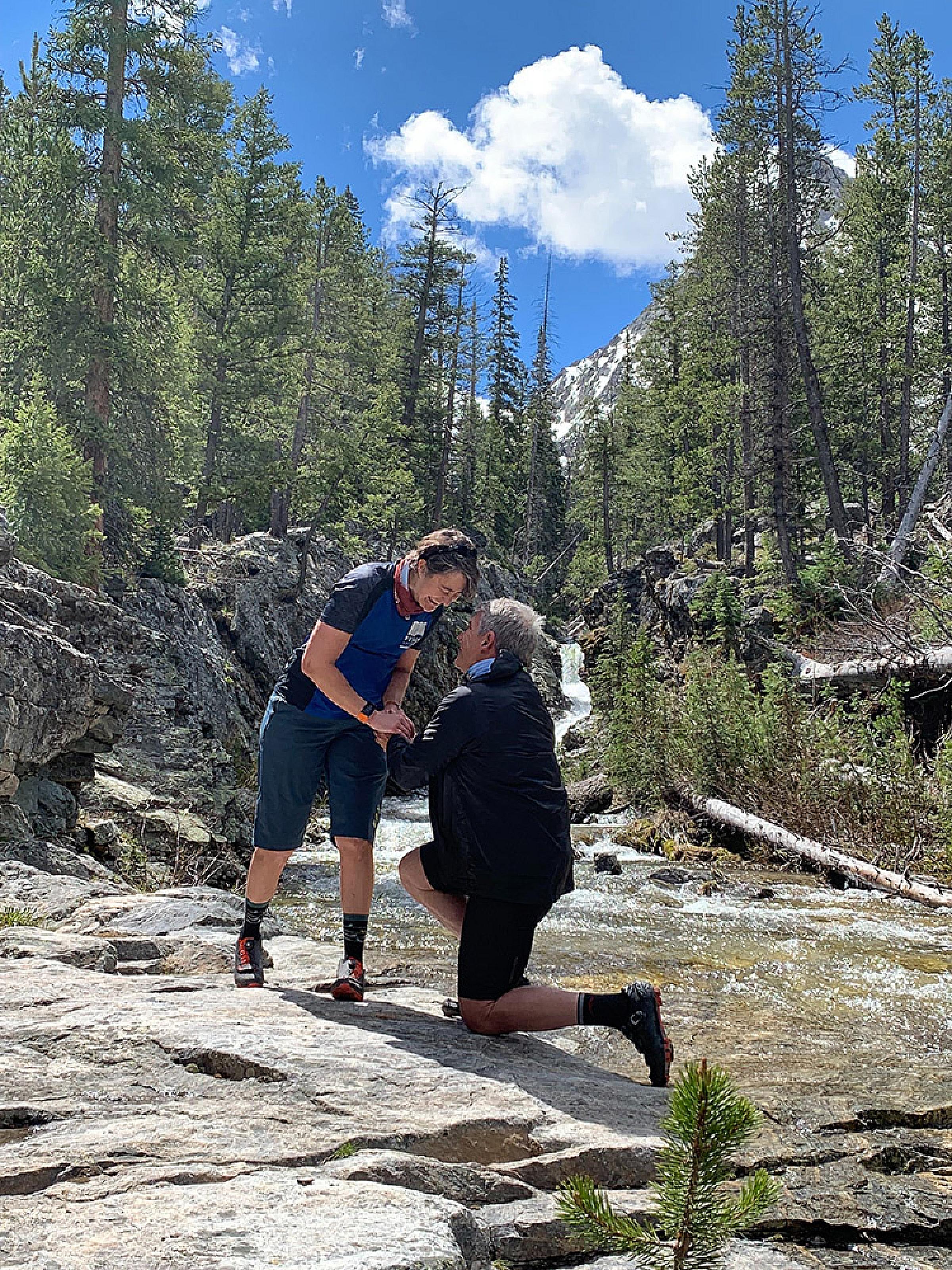Jennifer Diederich getting engaged to Frank