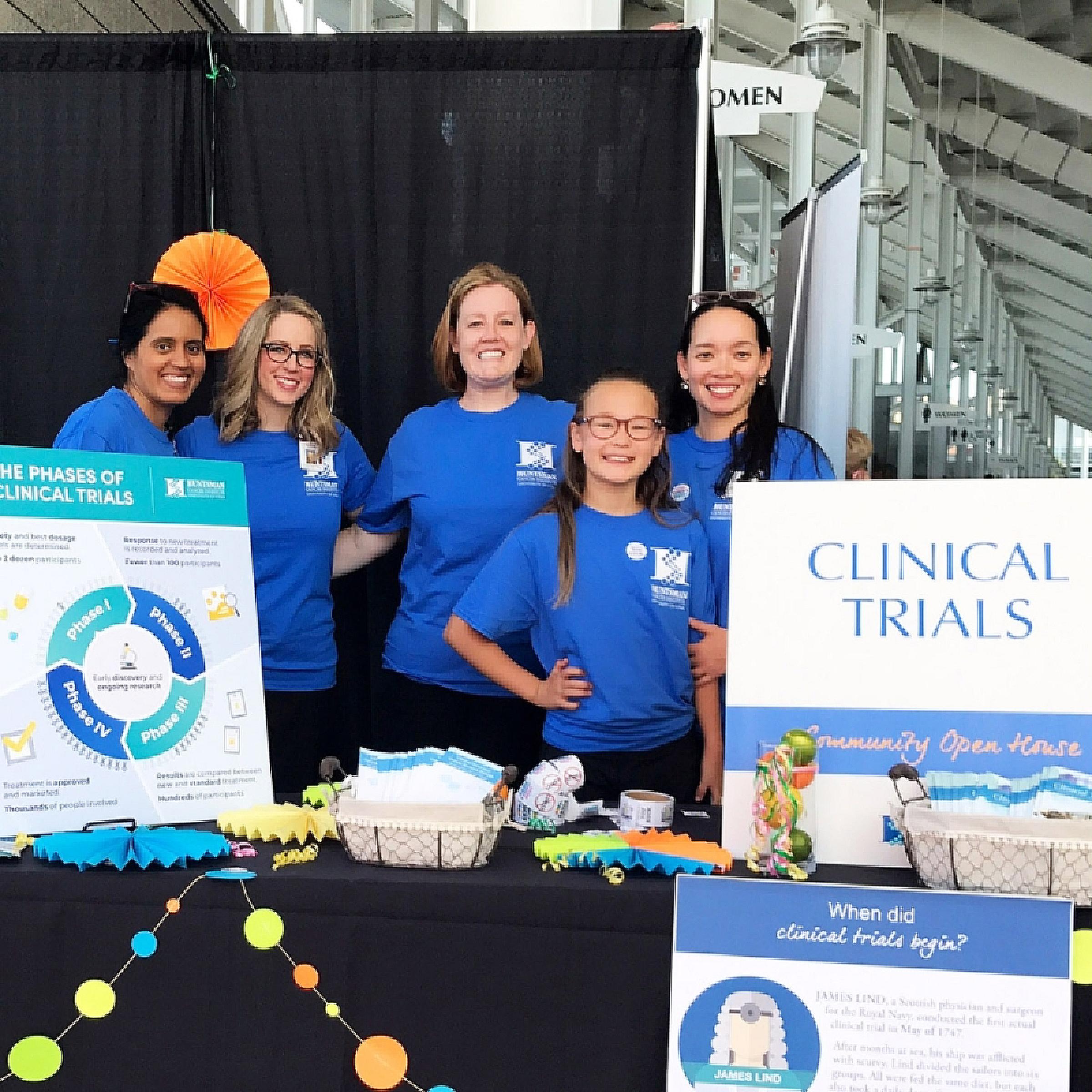 Theresa Werner recruits for clinical trials at Cancer Expo