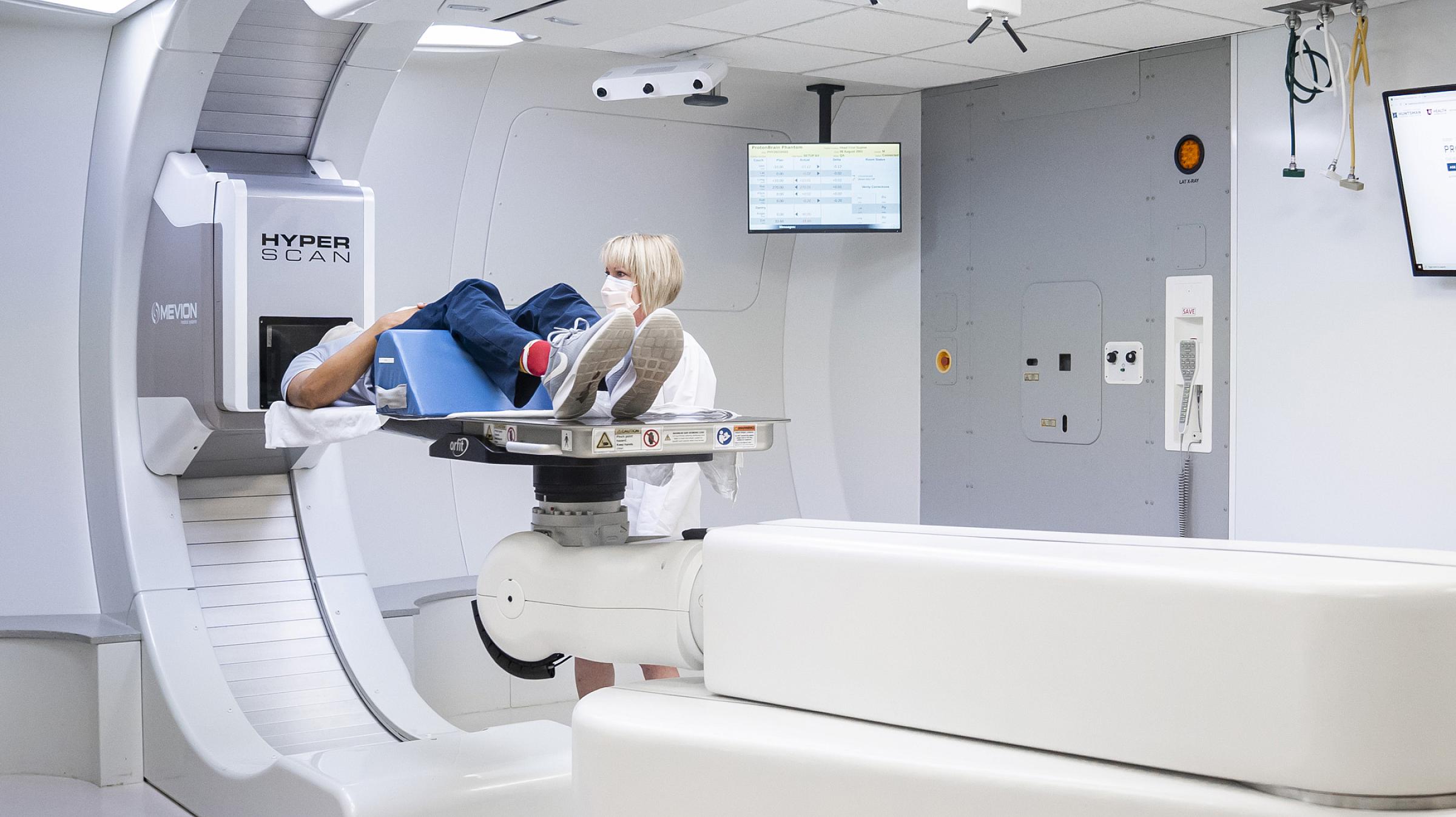 Patient about to get some imaging done