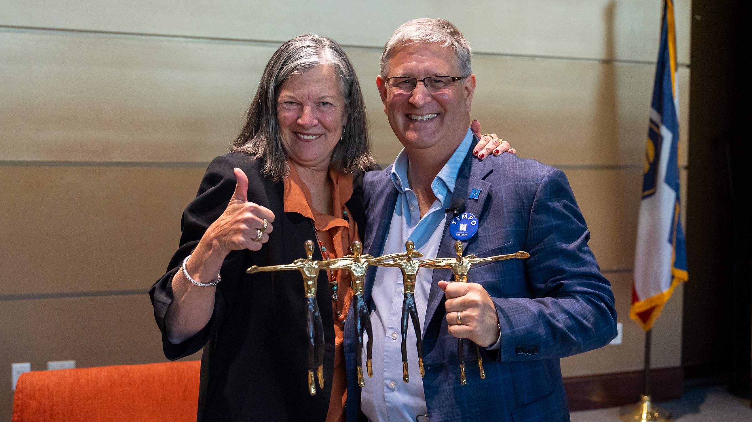 Mary Beckerle, PhD, and Bradley Cairns, PhD