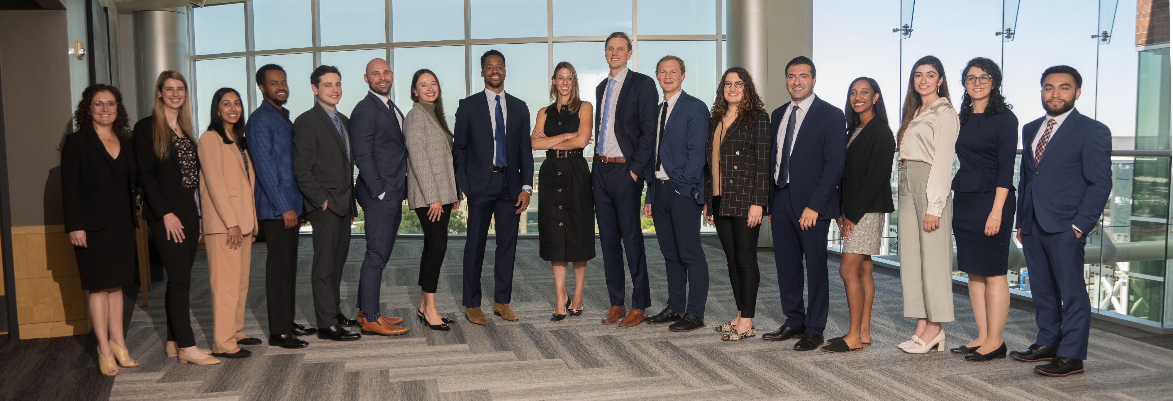  Moran's 2024-2025 residency class, with Vice Chair for Education Rachel G. Simpson, MD, in the center.