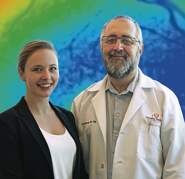 From left, Moran’s Lydia Sauer and Paul S. Bernstein.