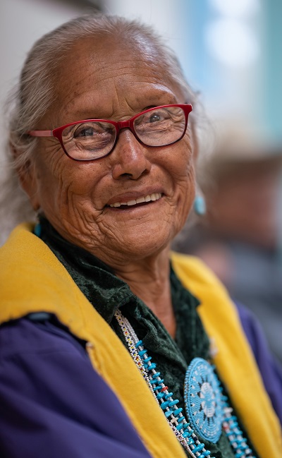 About 125 adults and 80 children received free or low-cost eye care from Moran’s global outreach team during vision clinics in May in Monument Valley.