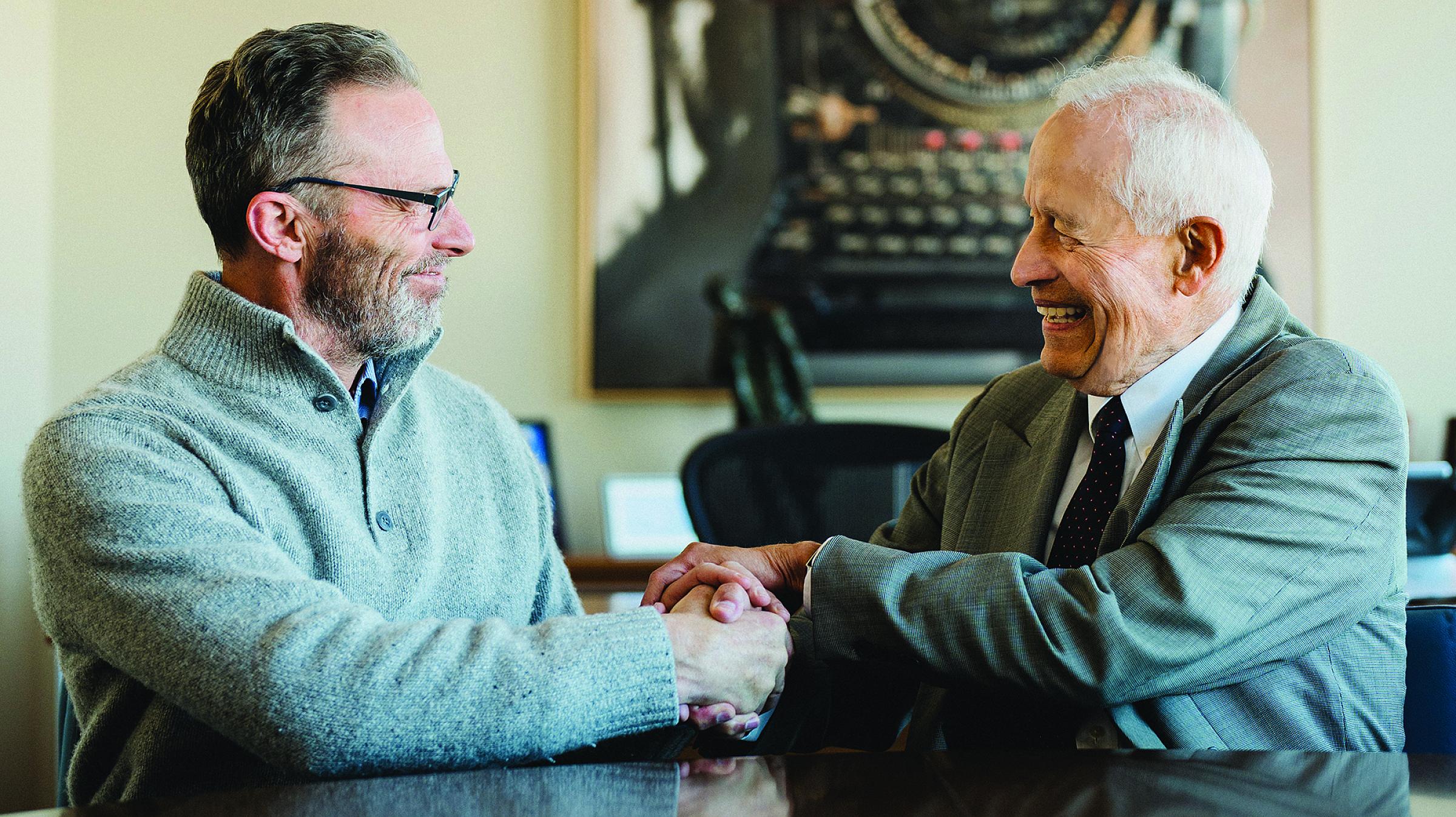 John Cumming and Dr. Olson