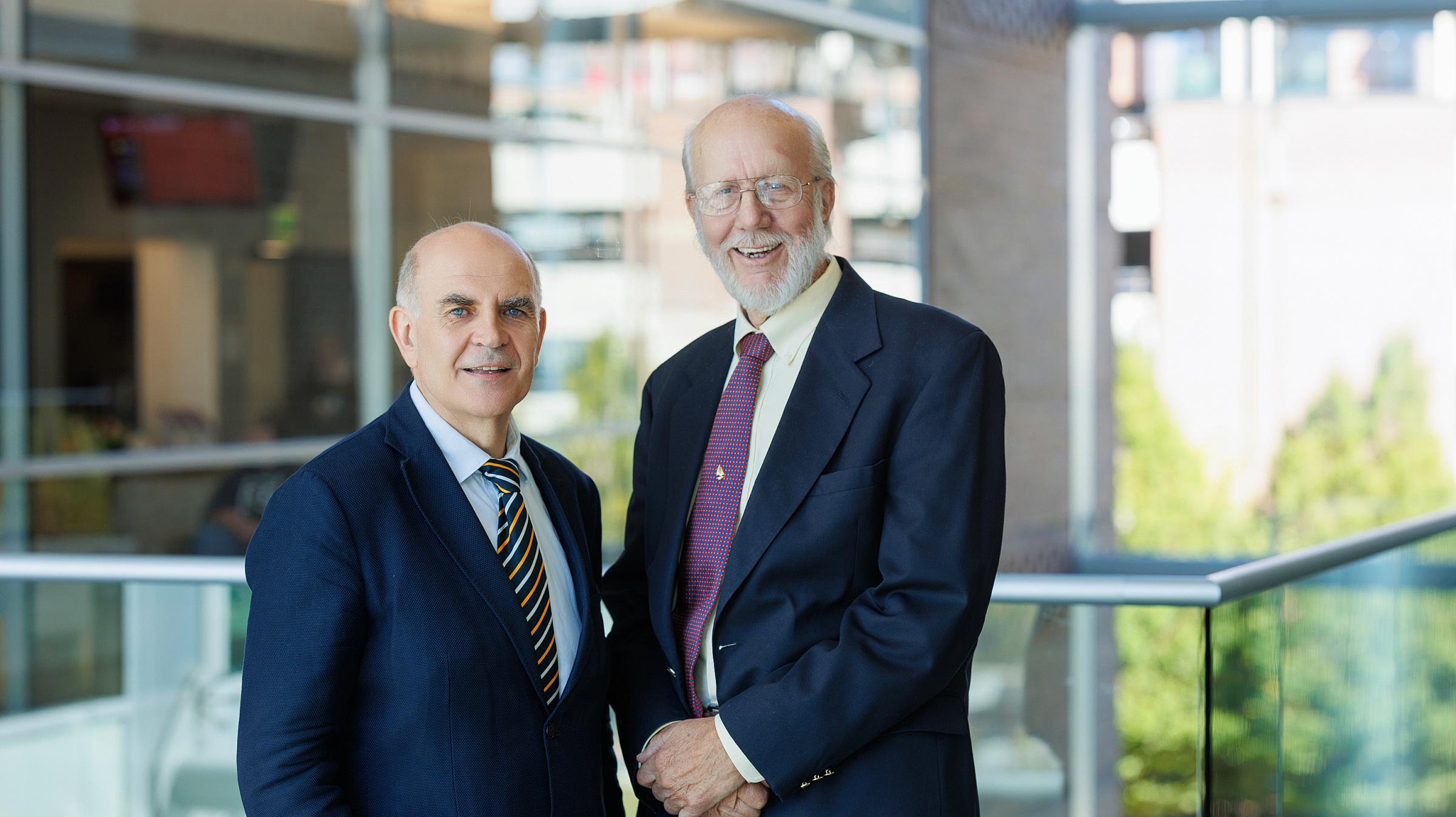 Spanish neuroscientist Eduardo Fernández, MD, PhD, and Utah’s Richard A. Normann, PhD