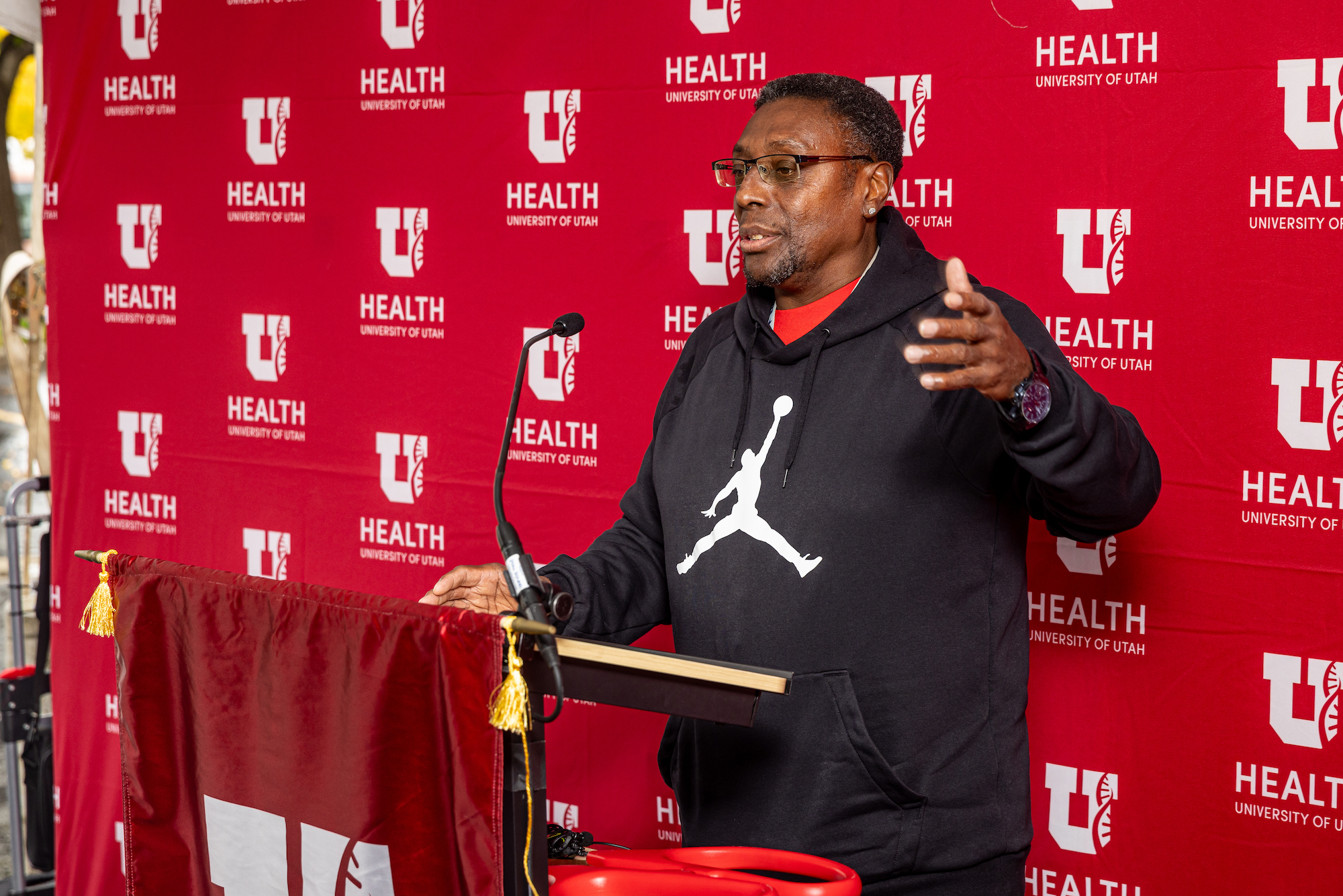 IOC patient speaks at Population Health Center ceremony