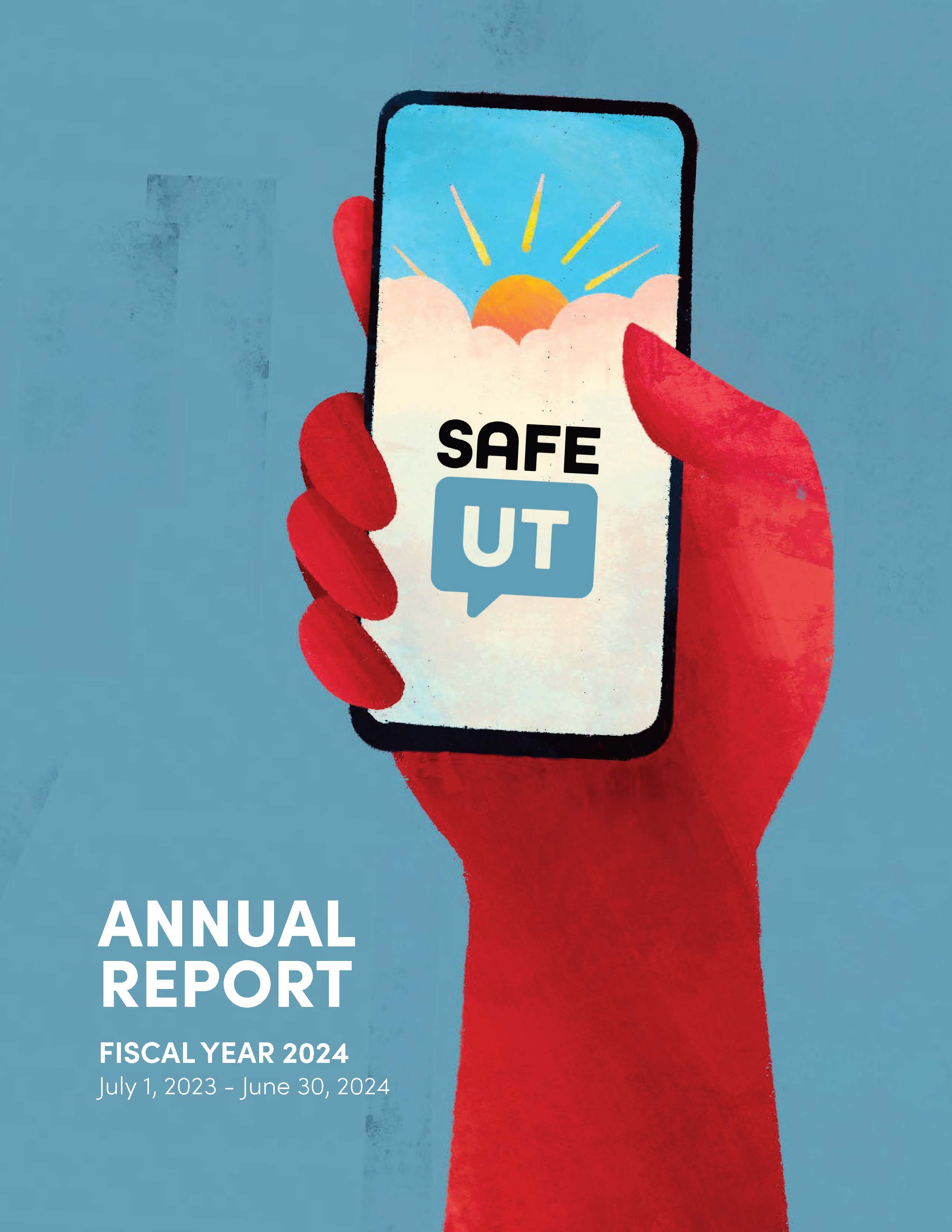 SafeUT Annual report cover