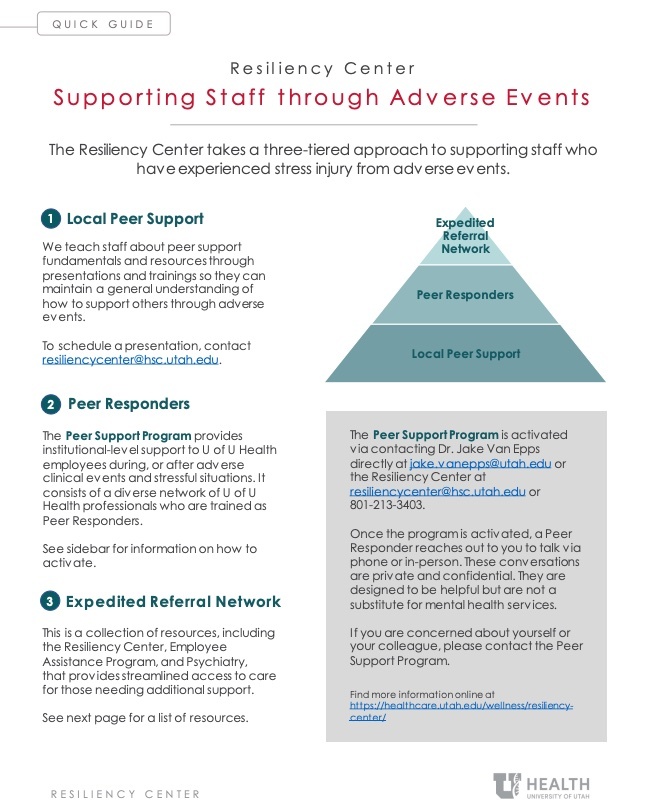 Supporting Staff Through Adverse Events Thumbnail