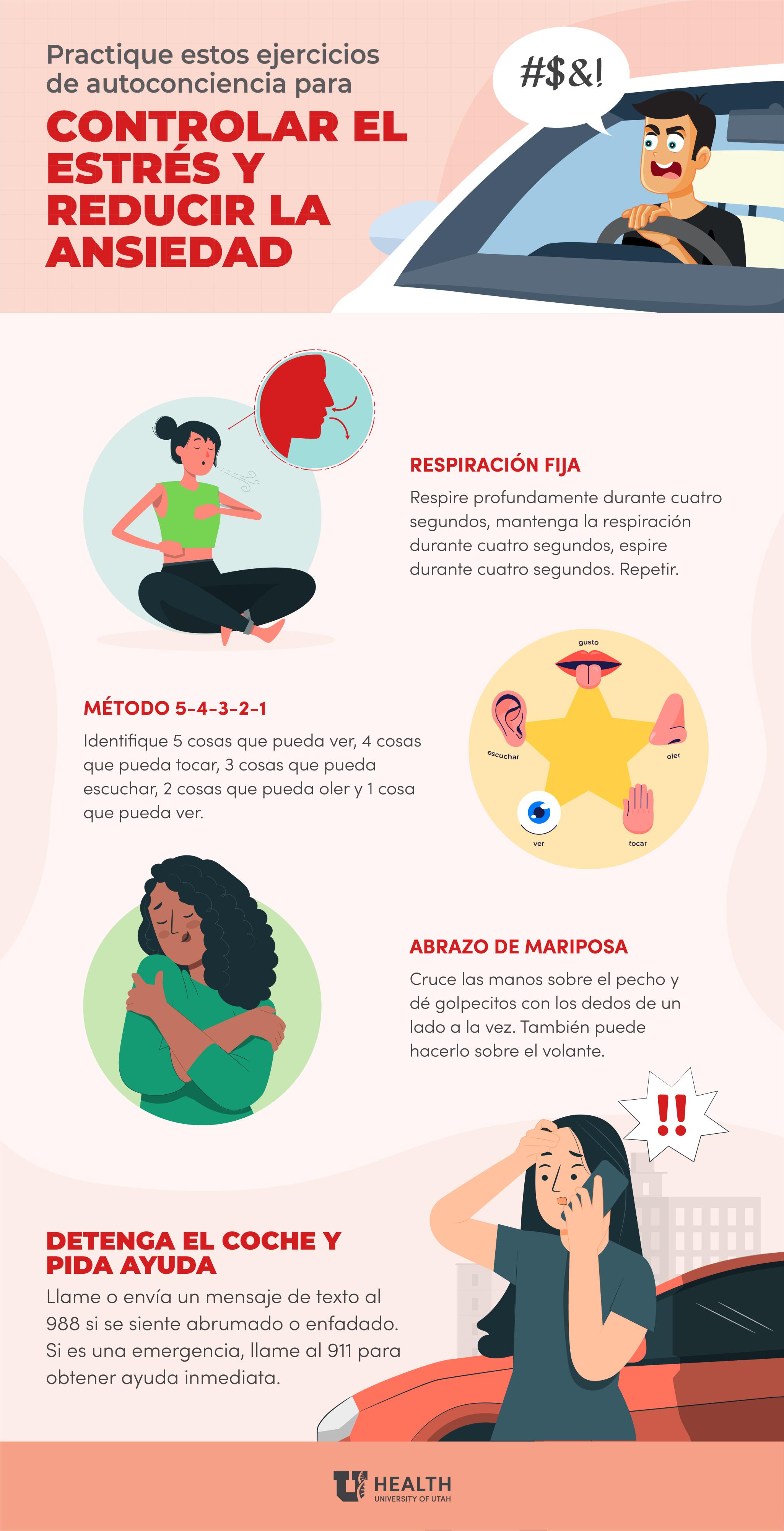 road rage infographic spanish