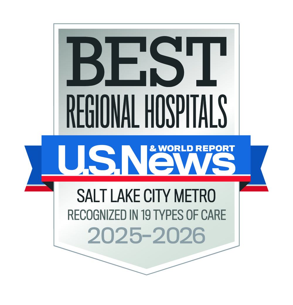 U.S. News University of Utah Hospital Badge 2025-2026