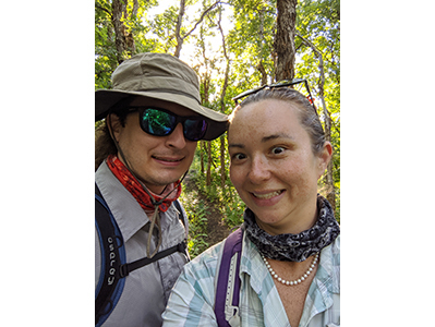 Cindy Spangler and another hiker
