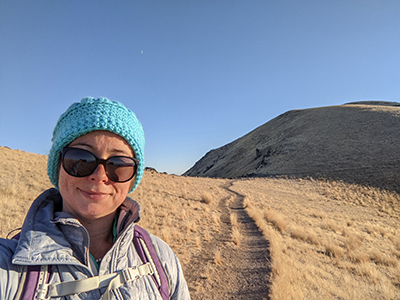Cindy Spangler on hike