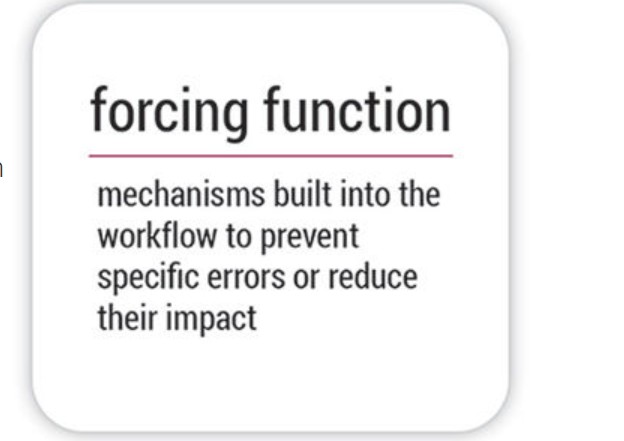 Definition of forcing functions