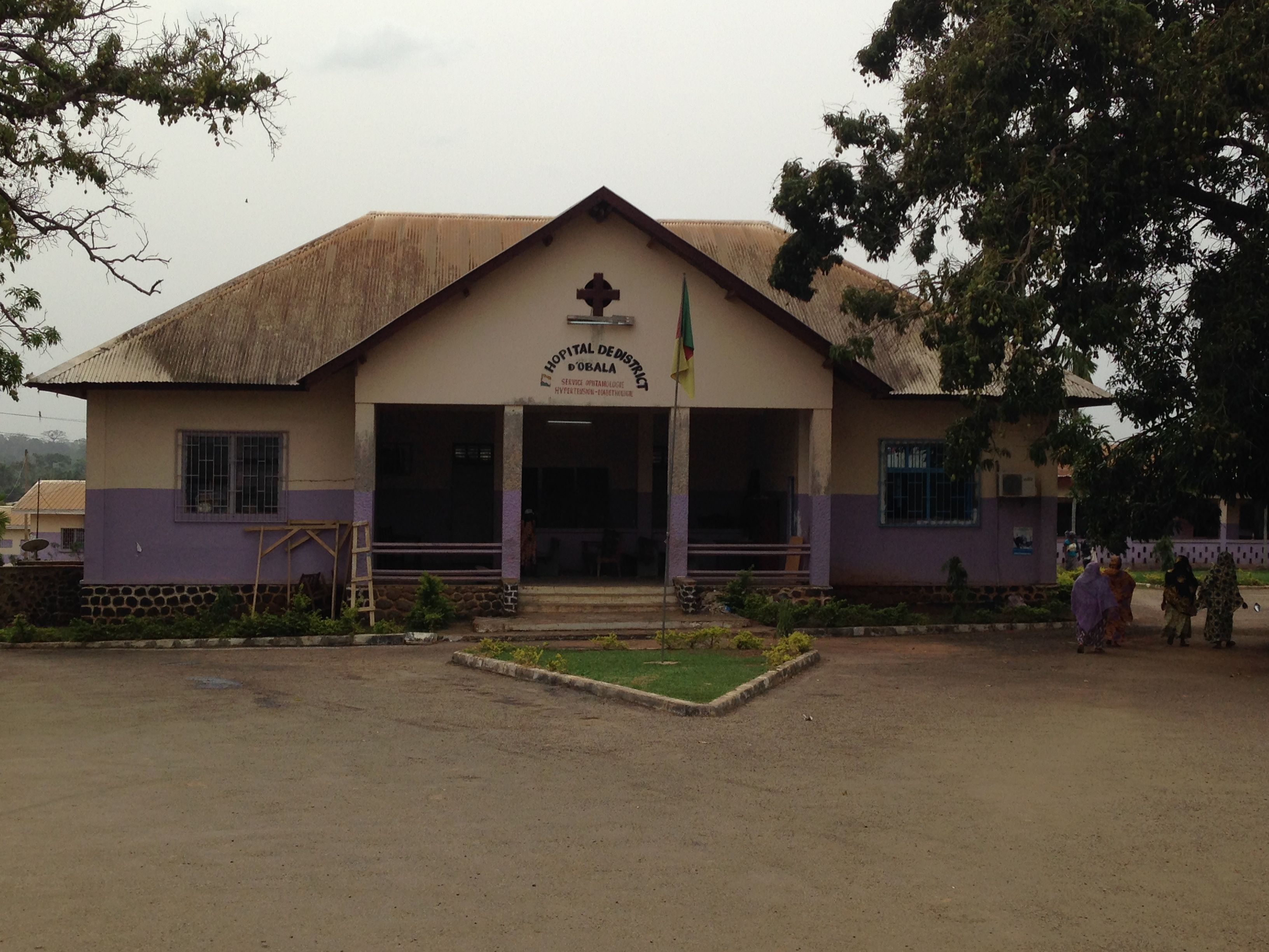 Hospital in Cameroon where malaria is a major health issue.