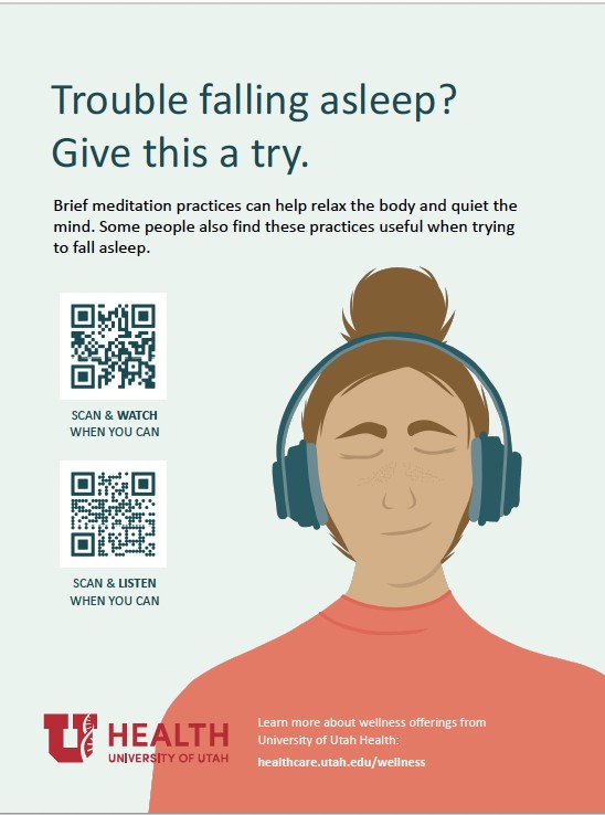 A person practicing mindfulness