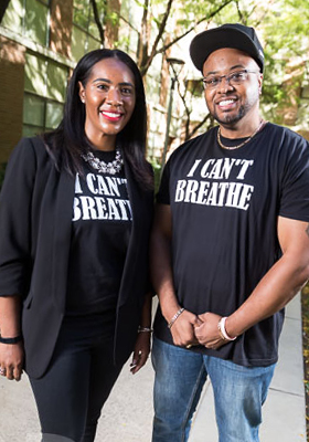 Tiana Rogers and Charles Rogers