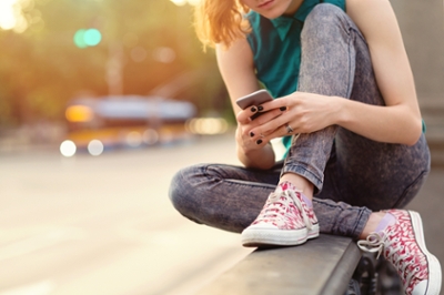 Girl phone