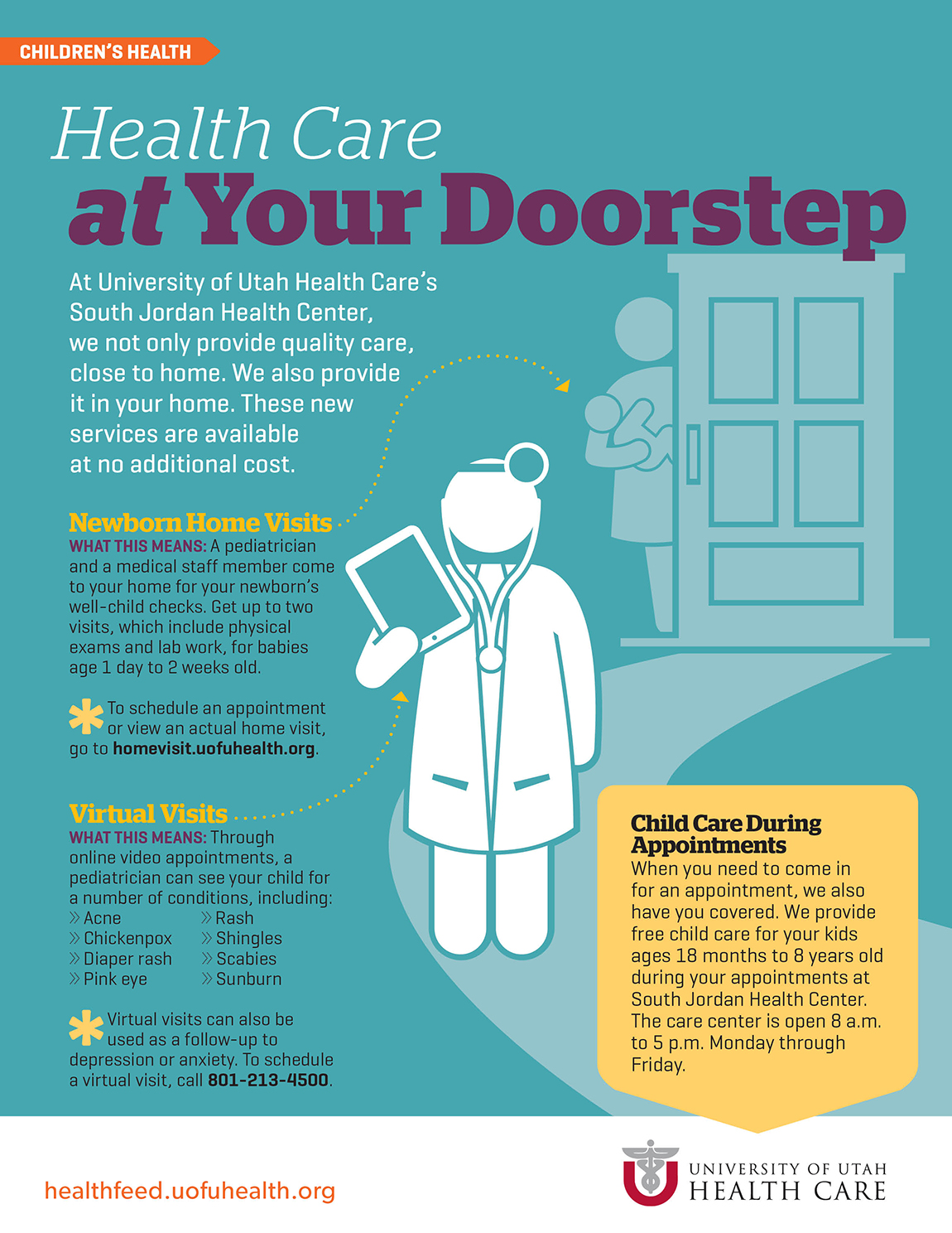 South Jordan Health Center Infographic