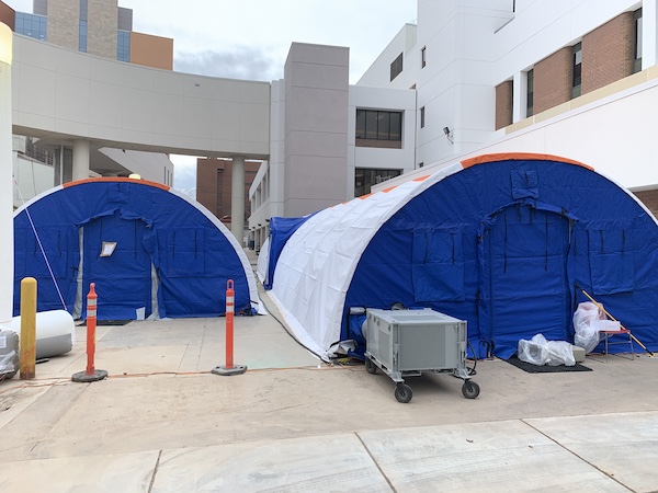 COVID-19 Prep Tents