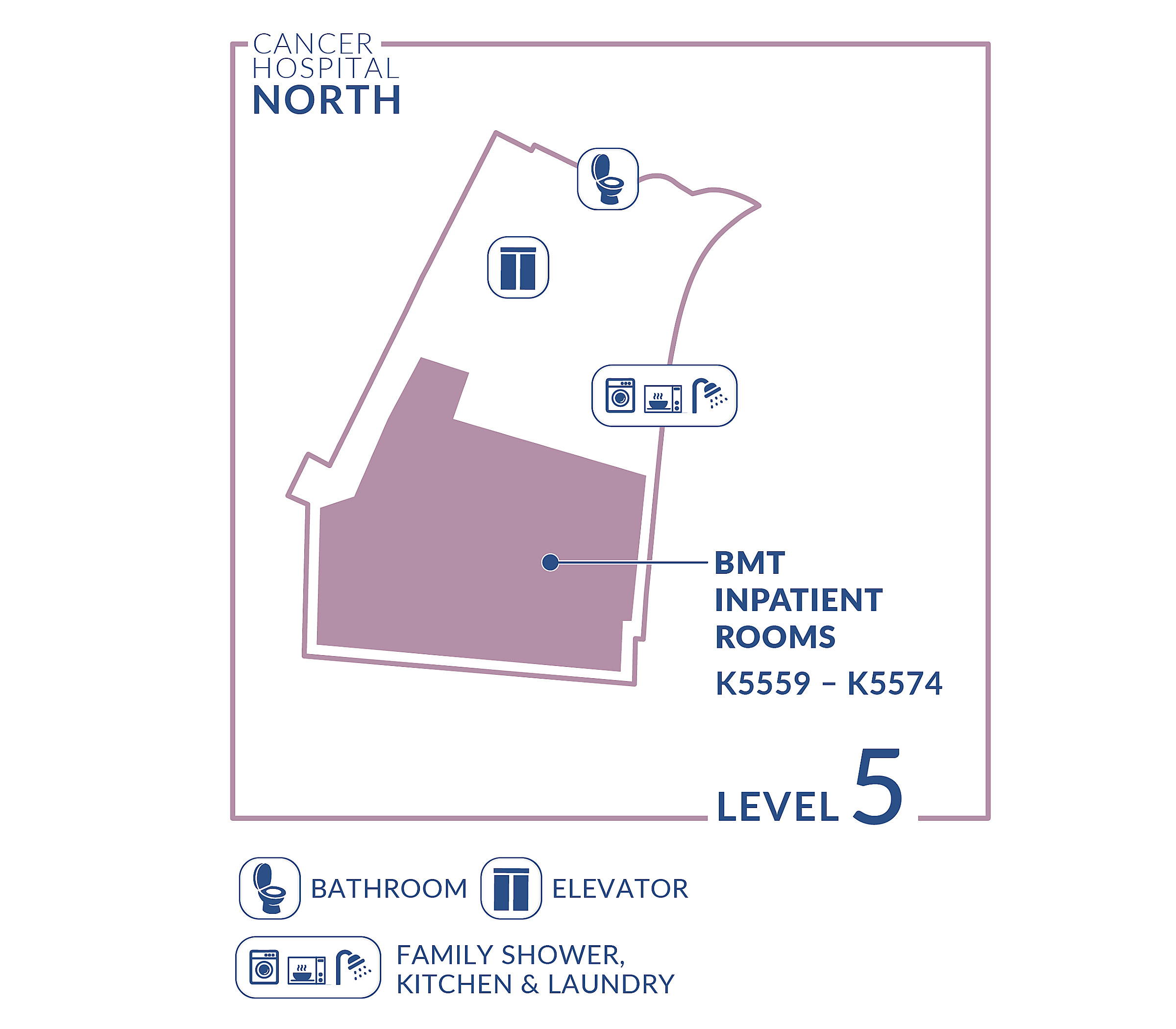 Cancer Hospital North - Level 5 Map