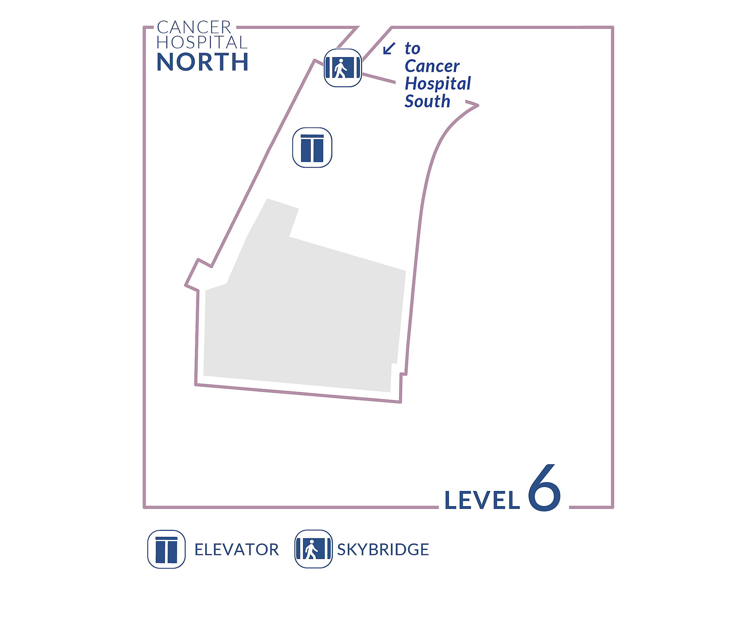 Cancer Hospital North - Level 6 Map