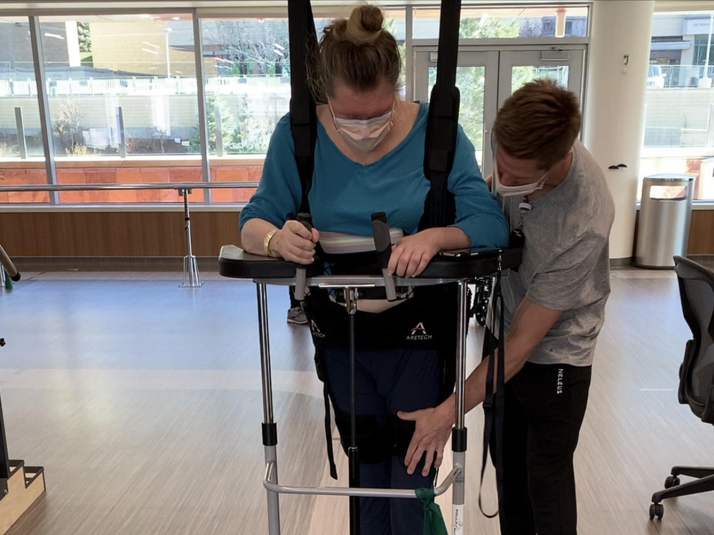 Kristen Knight, patient at the Neilsen Rehabilitation Hospital