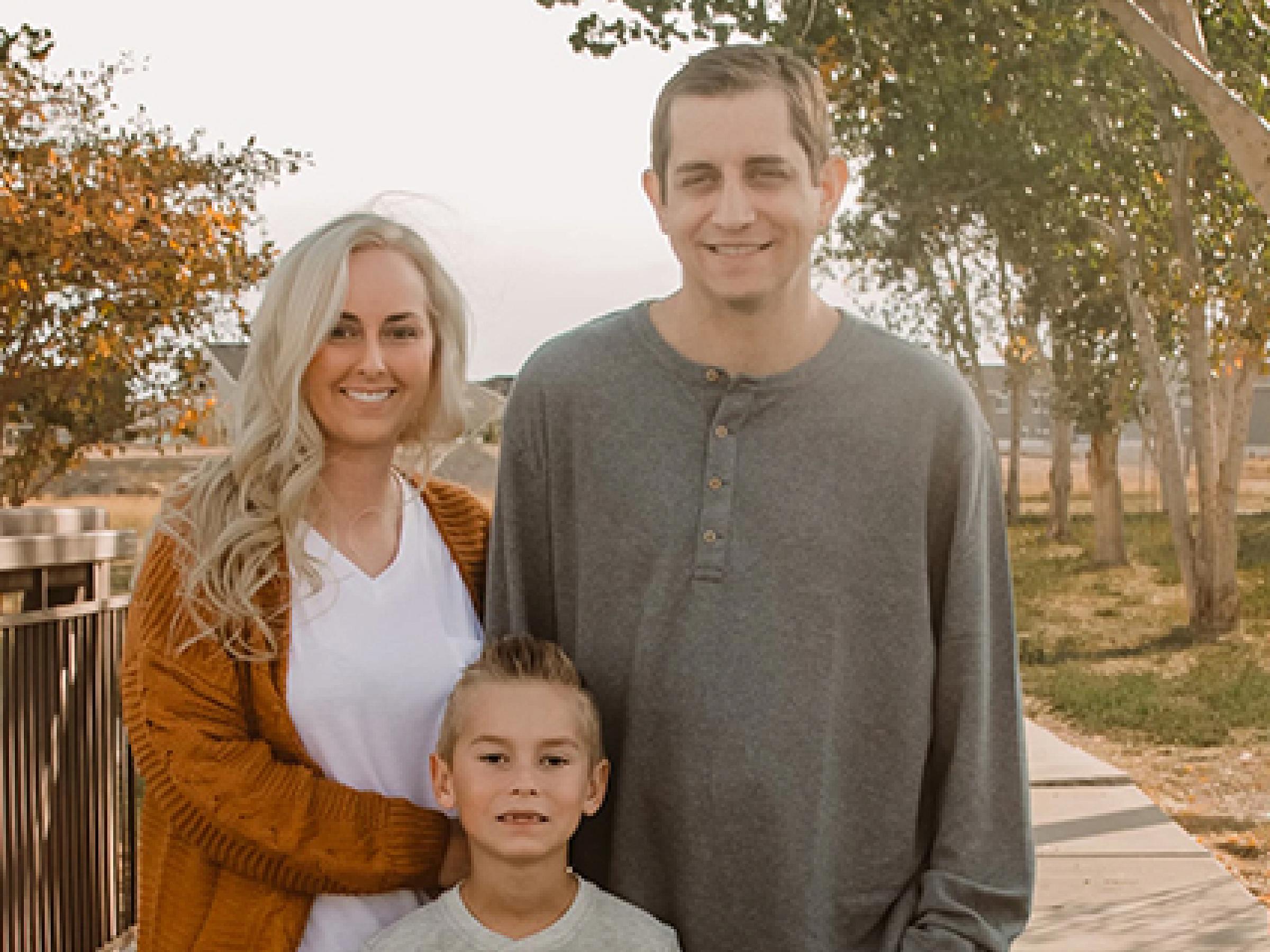 Bryan Caldwell and his family