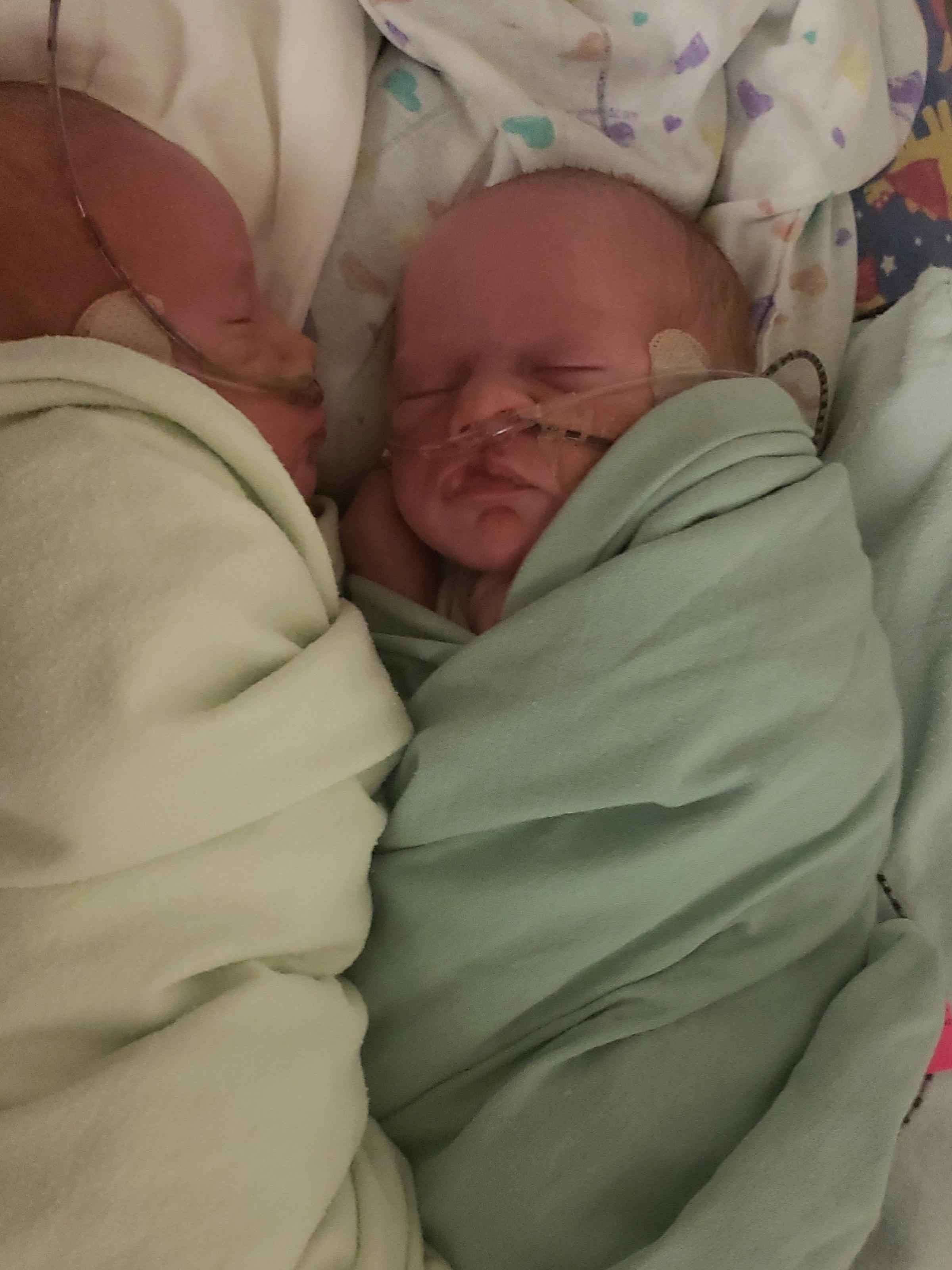 Matthew and Keegan Thatcher, NICU Patients