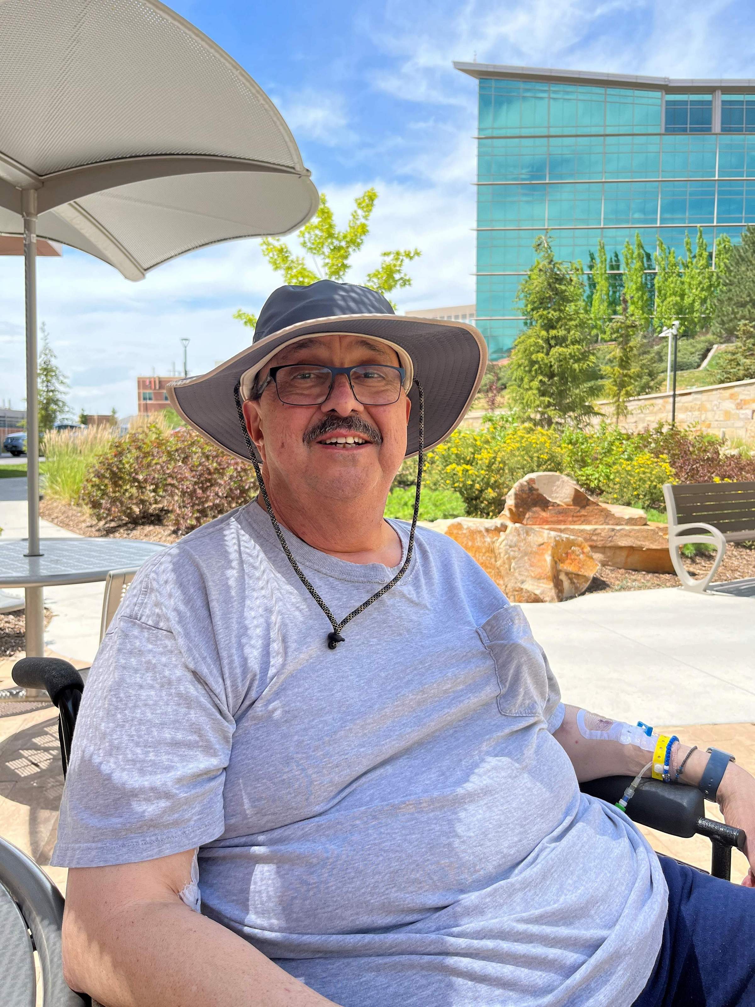Basil Chryssos Enjoying his vacation