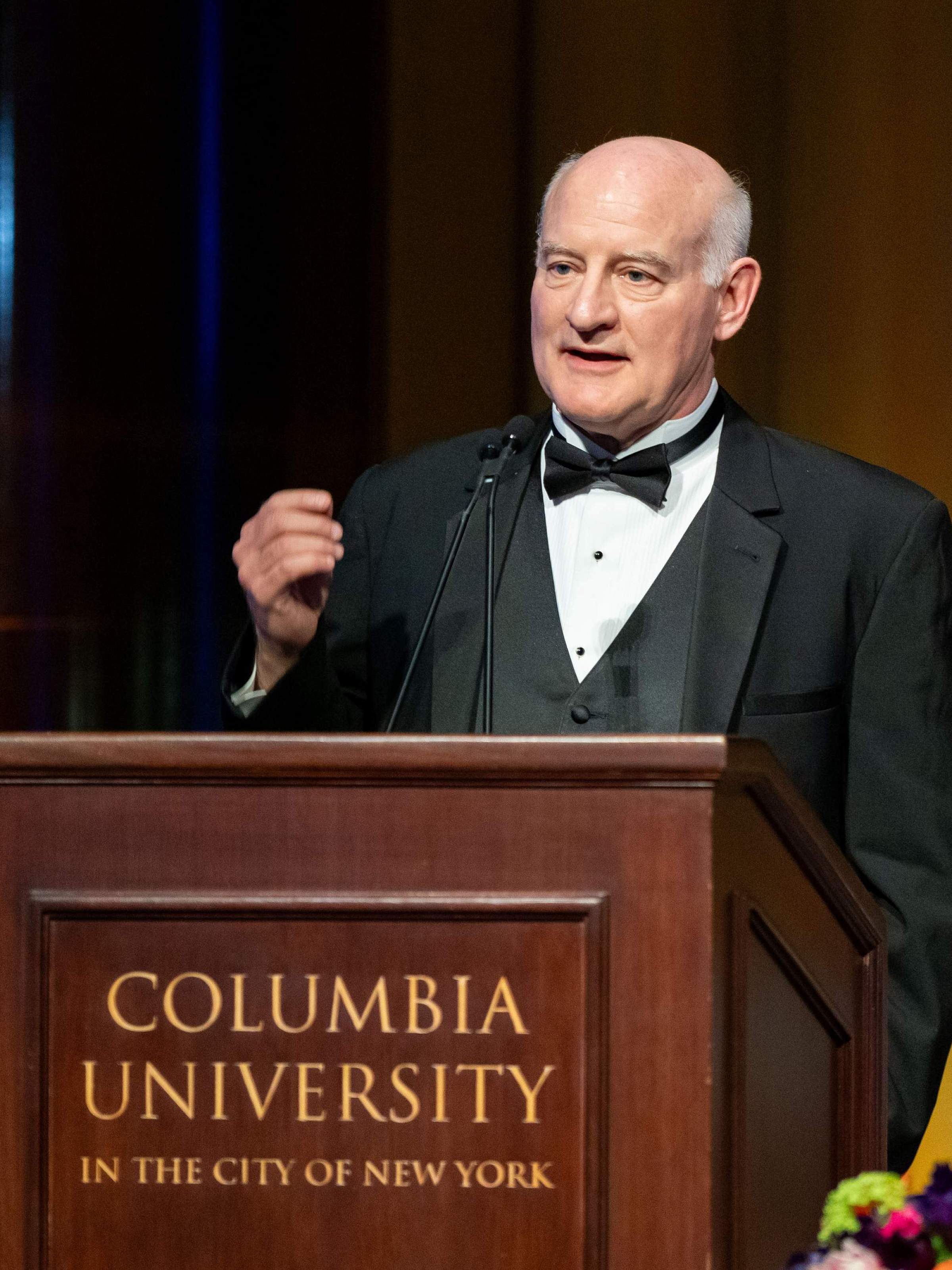 Welsey Sundquist Speaking at Horwitz prize ceremony 