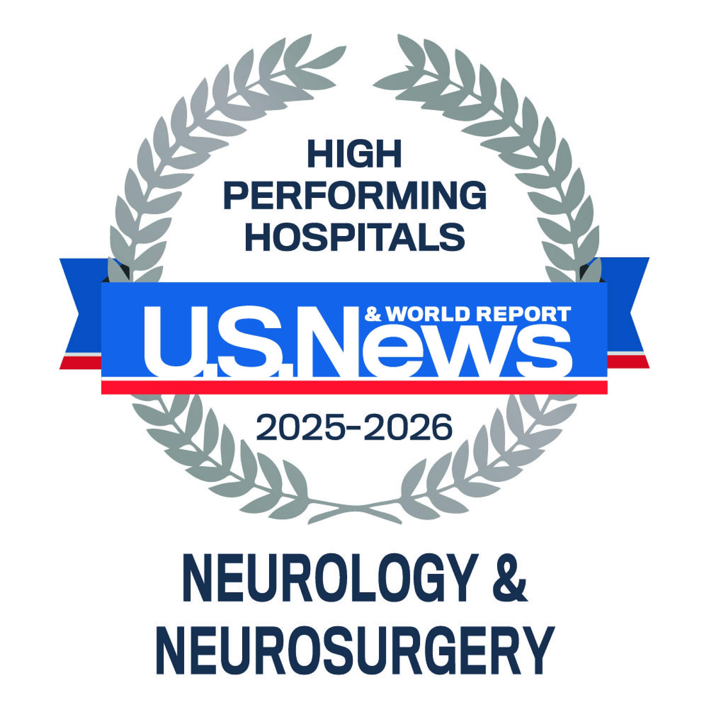 US News High Performing Hospital Award for Neurology & Neurosurgery