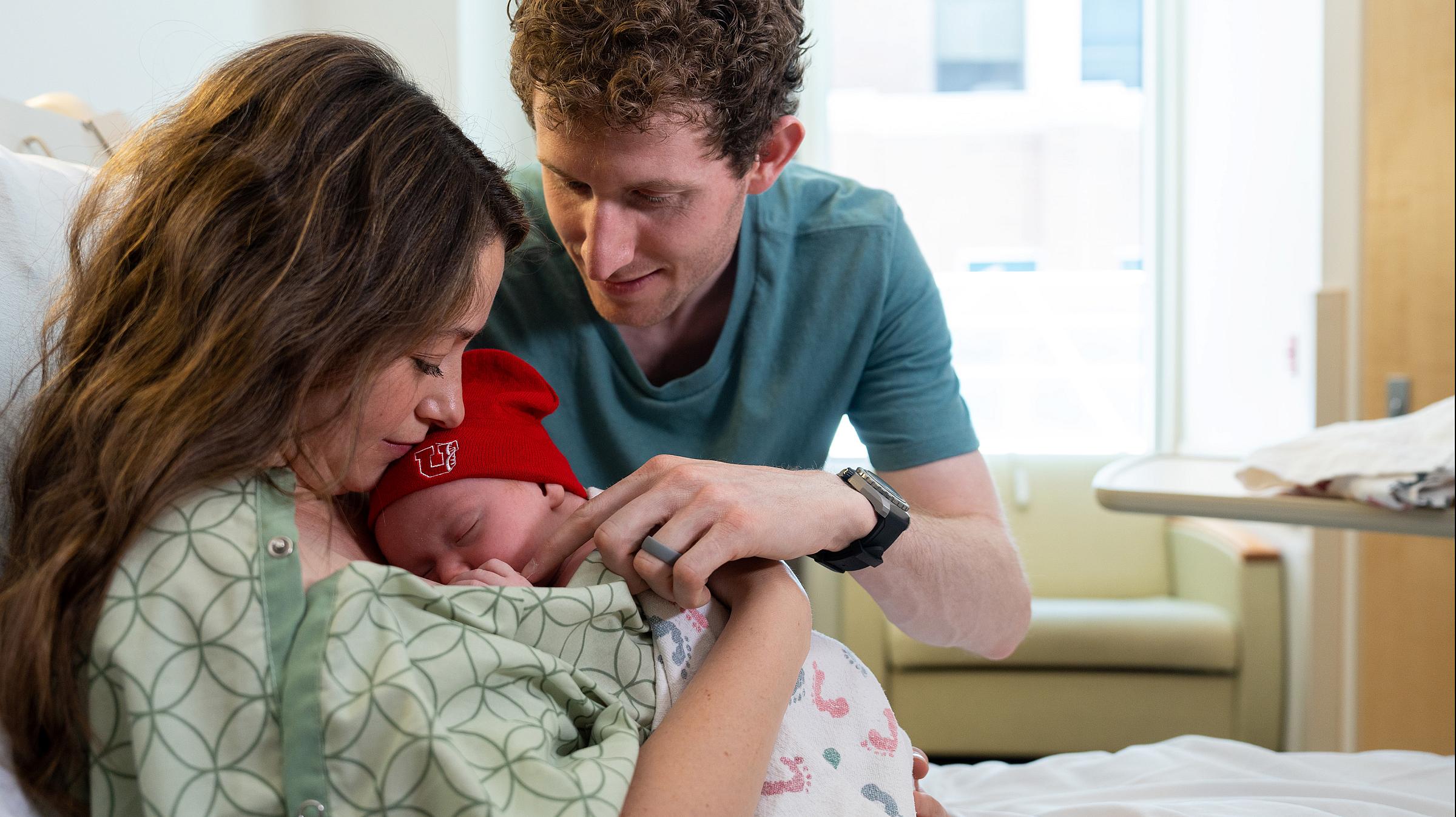 Postpartum patient with newborn