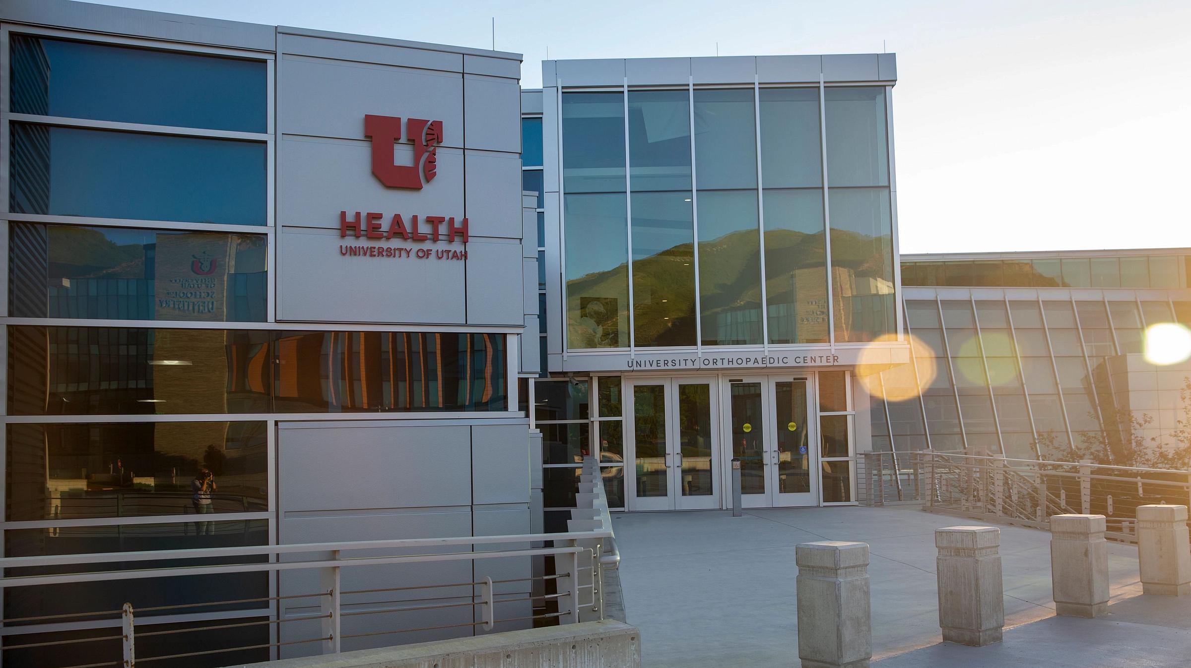 The outside of University Orthopaedic Center facing east
